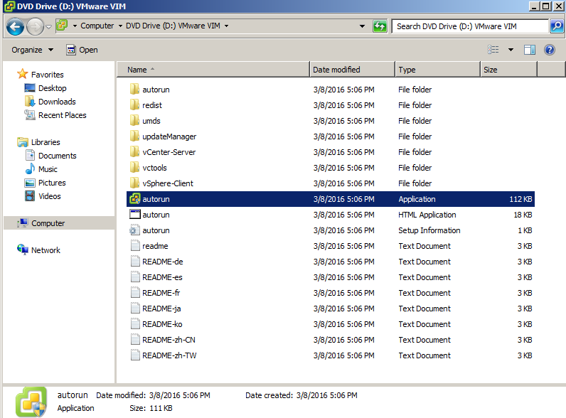 vsphere 6.0 client for windows 8.1