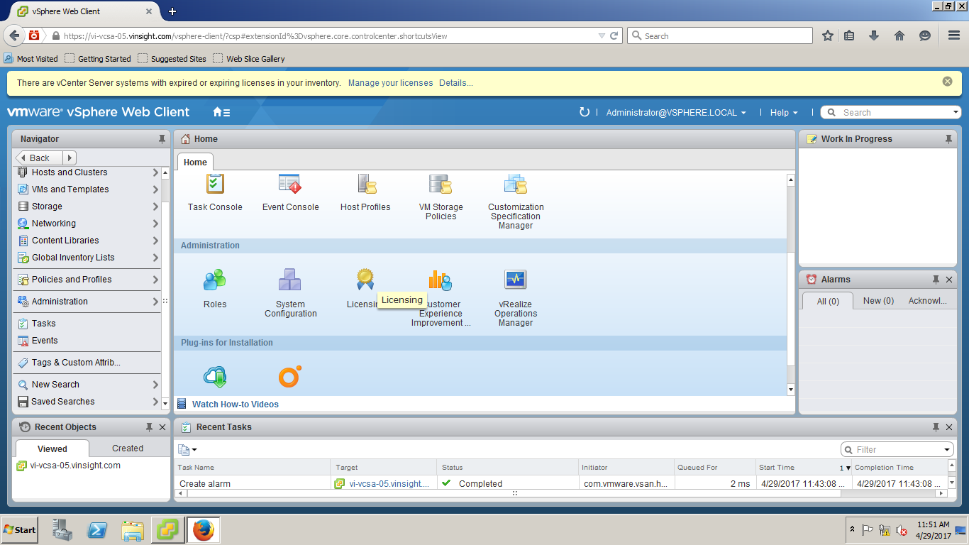 how to install new vsphere license key in vsphere 6