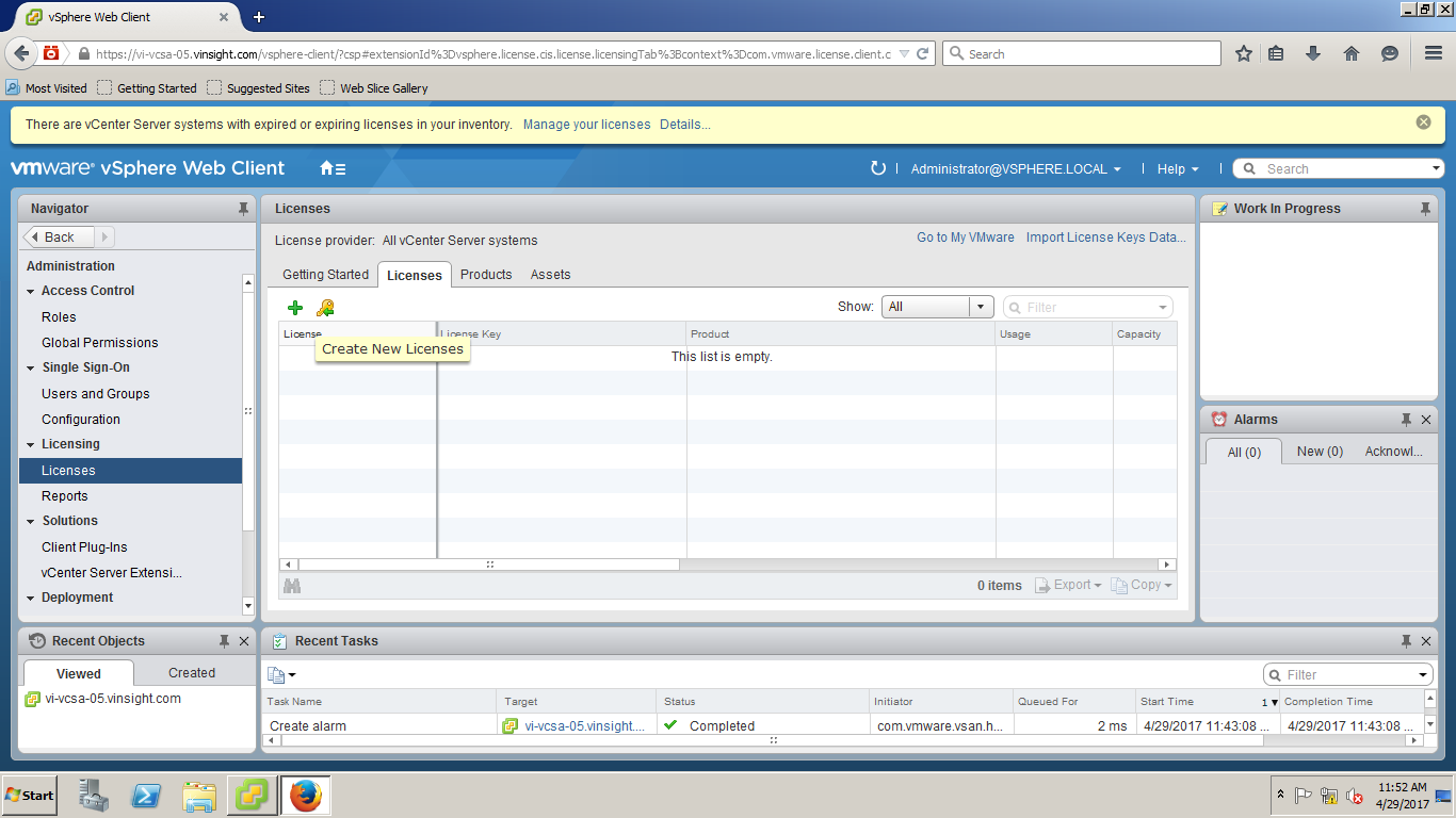 upgrade vmware esxi 5 to 6 license