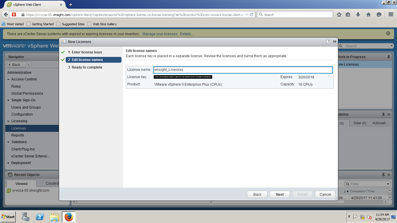 esxi 6 license key