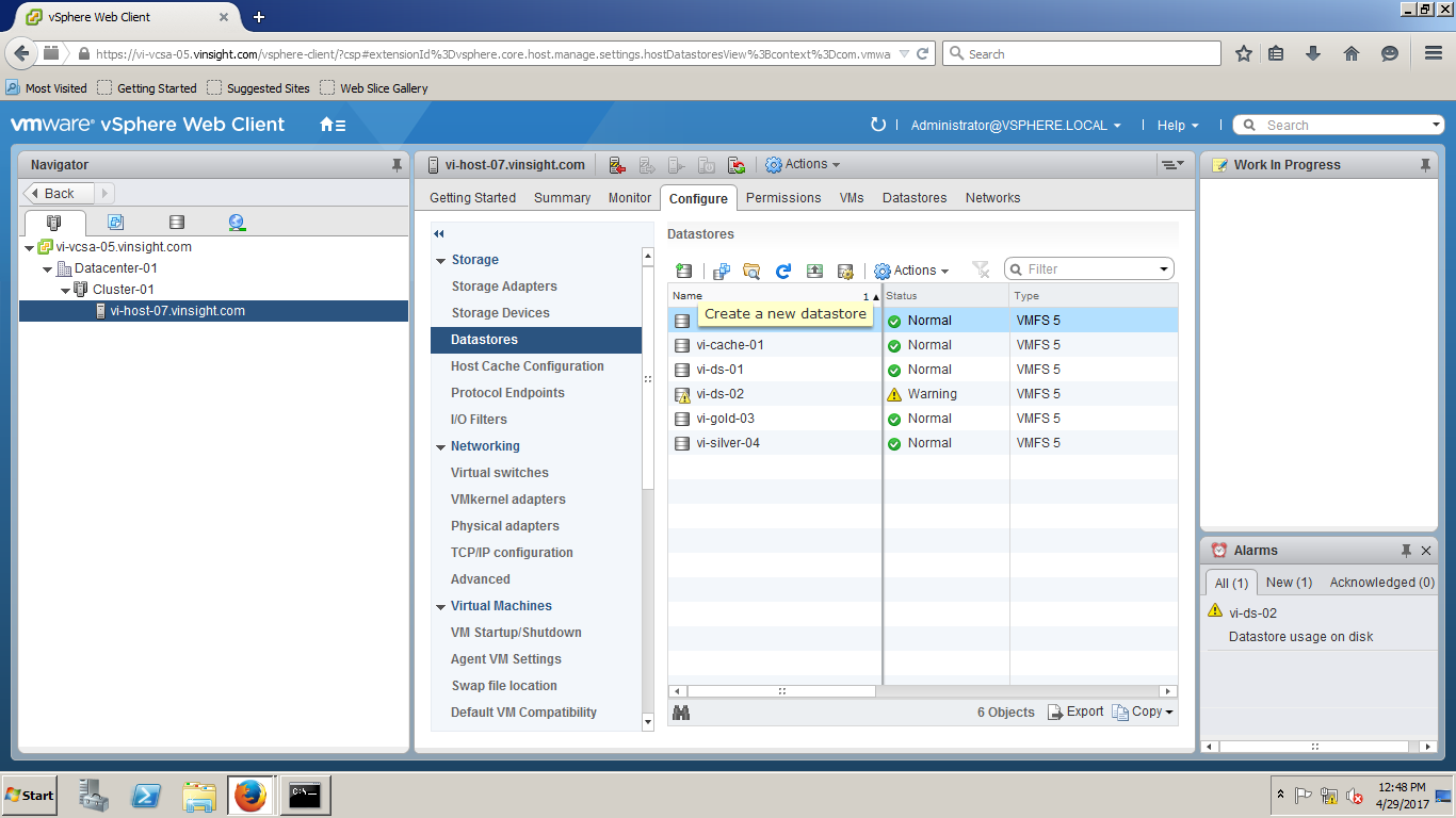 vsphere 6.5 no clone option